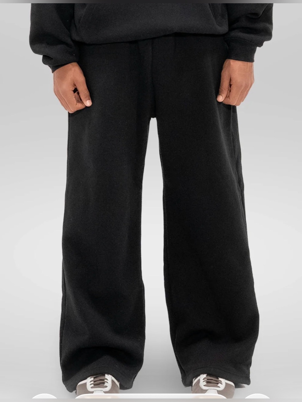 Lucid blanks women’s small black heavyweight sweatpants streetwear